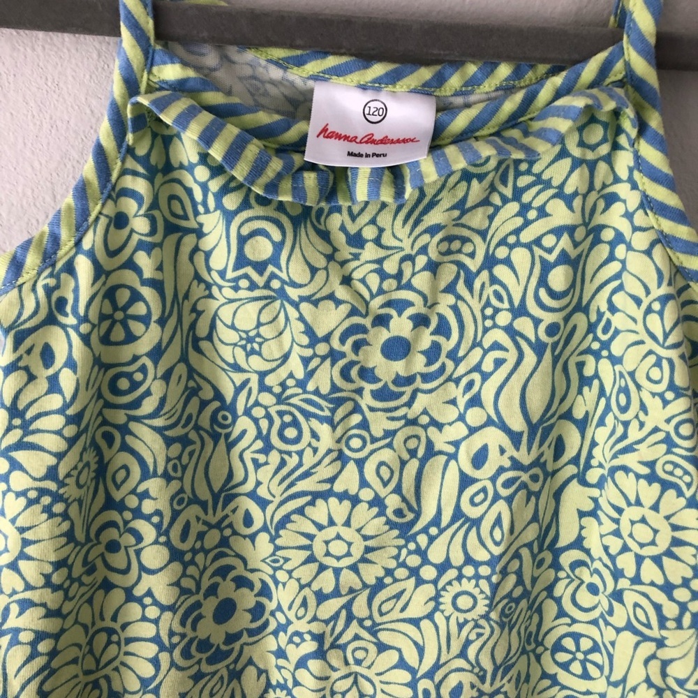 Hanna Andersson Green Boho Print Long Dress- FINAL PRICE - Picture 3 of 3